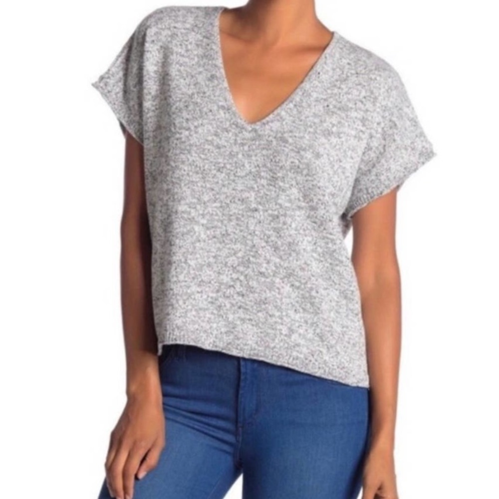 Madewell Marled Ellendale Sweater Tee